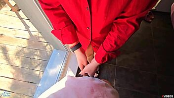 Intense rubbing and wet panties with a kinky amateur