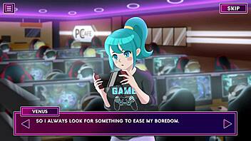 Venus rides me in this hentai game