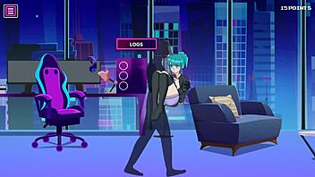 Venus rides me in this hentai game