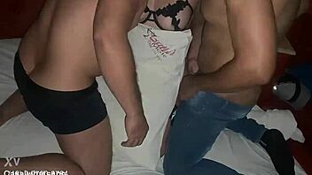 Amateur festa with double penetration and lots of cum