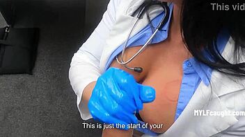 sheena ryder caught in office with patient