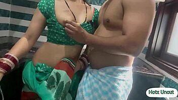 I, as Devar, Enjoy Romantic Sex with Desi Bhabhi, Her Shaved Pussy and Natural Tits Turning Me On