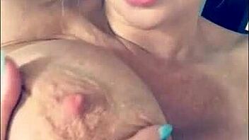 sophie james enjoys private moments at home. solo milf in stockings.