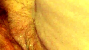 Rubbing My Hairy Pussy With Cum Again