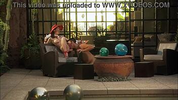 Mature brunette slut rides monster cock and gets facial.