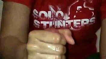 big cock strokes huge load for cumshot