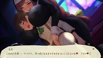 witch and cat hidden village sister momo