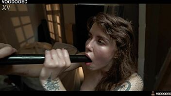 Security Chick Eden Ivy Cums from POV Voodoo Doll Play