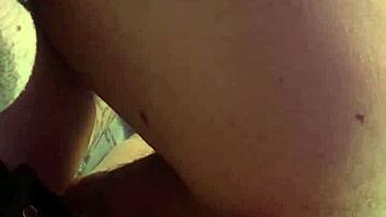 anal loosening with huge horse cock dildo feels amazing