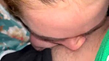 Mermaid girl satisfies her appetite with a sloppy blowjob