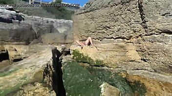 African Beauty Tempts With Stunning Curves at Nudist Beach!