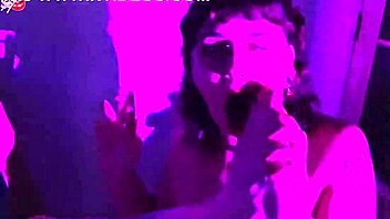 these 4 little 18+ sluts are smoking, worshiping feet, stripping, kissing, and deepthroating at the party.