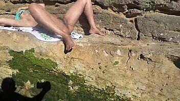 African Beauty Tempts With Stunning Curves at Nudist Beach!