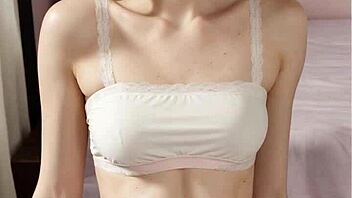 Eastern European Models Pose In Flowery Underwear And Lingerie