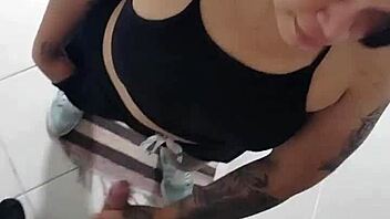 My Boss Asks for Dick Sucking at Work: Sexy Colombian Canadian Black.