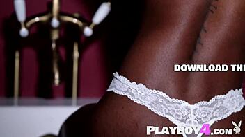 Smart and petite, she teases in her room