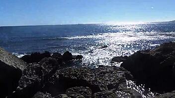 African Beauty Tempts With Stunning Curves at Nudist Beach!