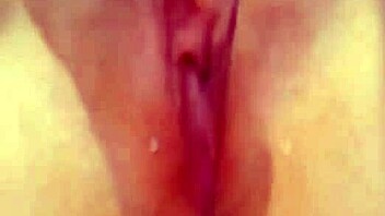 pierced girl touches herself until she cums!