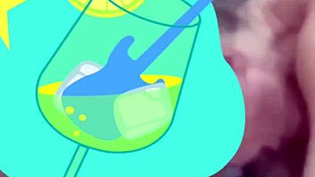 Aline Teless Gives Deep Interracial Blowjob to Big Cock