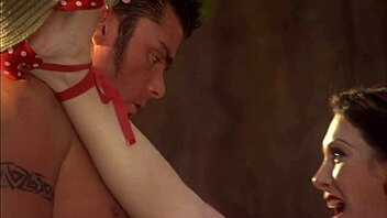 Mature brunette slut rides monster cock and gets facial.