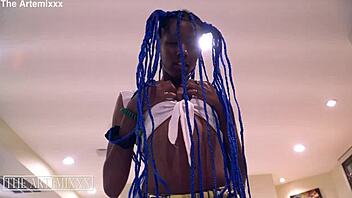 huge black dick fucks tiny ebony pussy trixxie morella