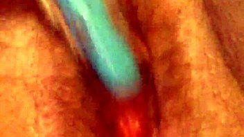 Rubbing My Hairy Pussy With Cum Again