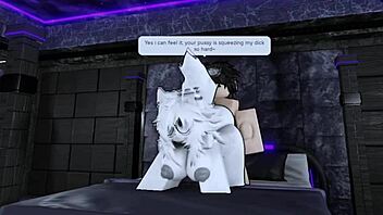I was banging my hot furry Roblox slut with intense passion