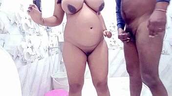 She got pounded by stepbrother in steamy bathroom action