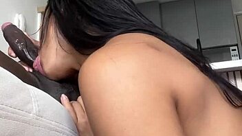 Taking BBC Deep In My Throat As Amateur Couple