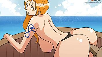 A compilation of Nami's best scenes in various adventures