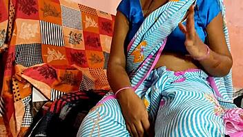 Bhabhi doing role play with her devar in Hindi