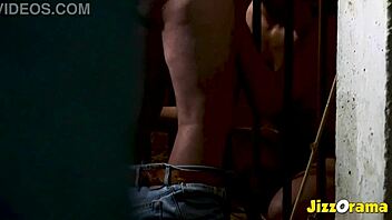 Super old grandpa gets prison blowjob