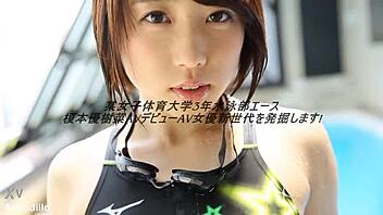 Watch this Asian babe with big tits use toys and blowjob?