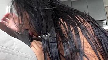 Taking BBC Deep In My Throat As Amateur Couple