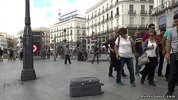 Why does this petite Spanish slut crave public domination? Is she wild enough for hardcore bondage?