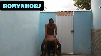 Brazilian BBW Fucked Roughly In Backyard