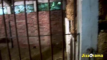 Old fart Grandpa Stable screwed a pretty young girl in Jizzorama