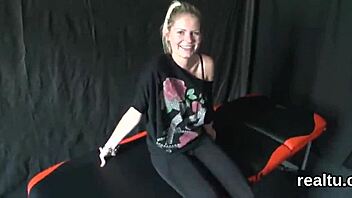 adorable teen undresses in shop, gets banged in pov