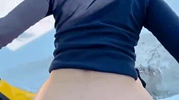 freezing at -10 degrees, sucking cock to warm my tongue with hot cum feels amazing.