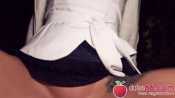 redhead kessie shy drilled behind berlin billboard. full wild scene awaits!