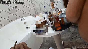 Worshiping monstrous breasts with epic blowjob from BBW on unforgettable day 😍