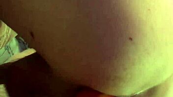 anal loosening with huge horse cock dildo feels amazing