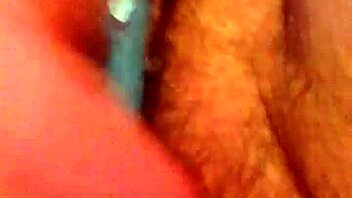 Rubbing My Hairy Pussy With Cum Again