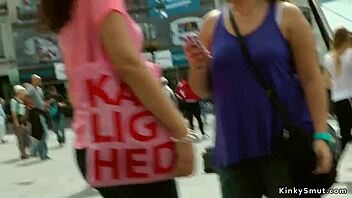 Why does this petite Spanish slut crave public domination? Is she wild enough for hardcore bondage?