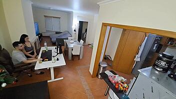 maid in flip flops gets internal cumshot after seduction 😏