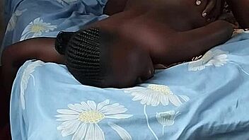 I rub my horny step sister's ass while she plays with my dick in this see-through full clip