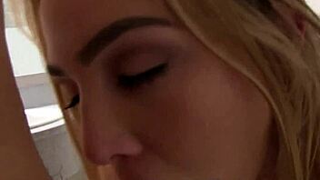 Watch this amateur teen 18+ gulp down cum after hardcore action