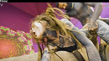 Tattooed Couple Goes Wild with Hard Fucking and Sloppy Anal Play! 🔥