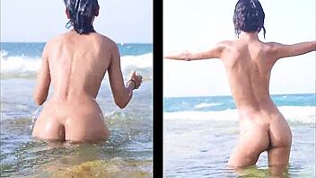 Απλά γδύνεται στην δημόσια παραλία, θέλεις να δεις περισσότερα x2;