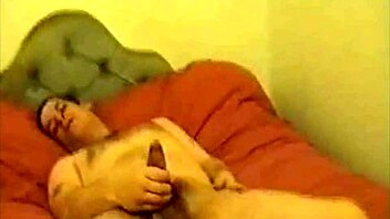 real homemade couple on bed